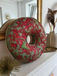 Poduszka Pączek Donut Zielony BIG