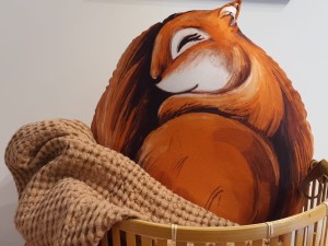 Poduszka  Śpiąca Wiewiórka